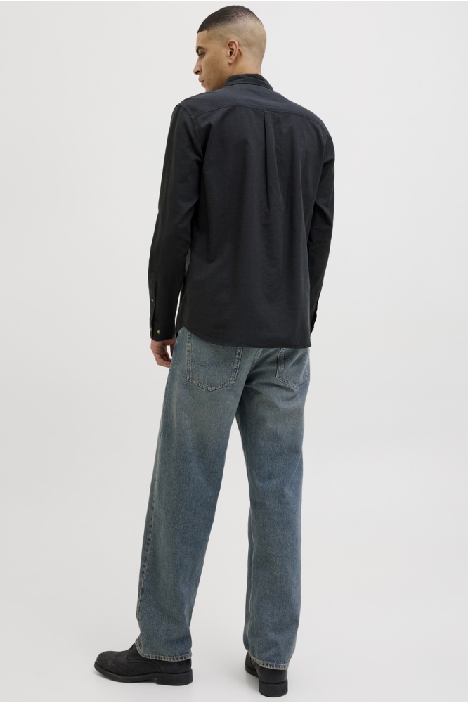 JJESUMMER SHIRT LS SN 12269315 BLACK